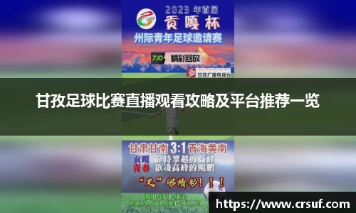 甘孜足球比赛直播观看攻略及平台推荐一览